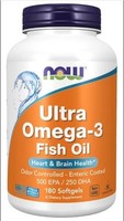 NOW Foods Ultra Omega-3 - 180 Weichkapseln