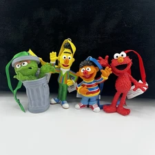 NWT Sesame Street Christmas Ornaments Lot Of 4 Popular Characters
