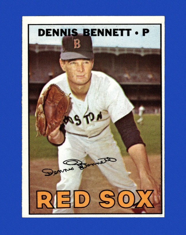 1967 Topps Set-Break #206 Dennis Bennett EX-EXMINT *GMCARDS*