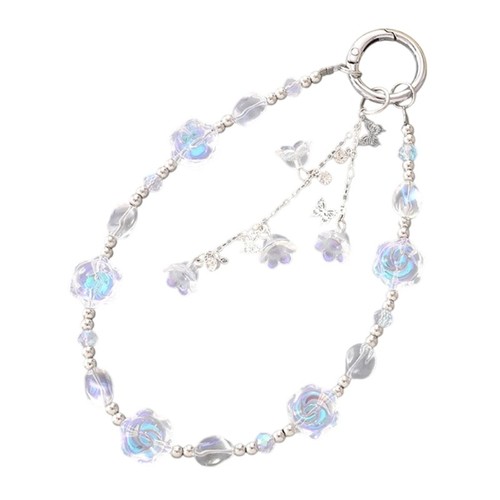 Handmade Beaded Chain Mobile Phone Jewelry Pendant Drop-resistant Strap Antilost - 第 2/13 張圖片