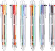 Multicolor Pen in One 0.5mm 6-in-1 1 Count (Pack of 6), 