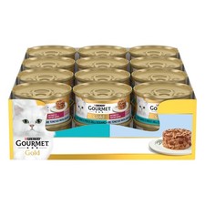 GOURMET Gold Intrecci di gusto Cibo Umido per Gatti Adulti Tortino con Tonno e