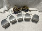 Norcent 5 Silver Cube Satellite Speakers SS/HT Colored Wiring, 4 Ohms Tested — photo 2