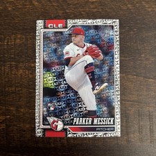 2026 Topps Series 1 Parker Messick #67 Spring Training Rookie SP Guardians