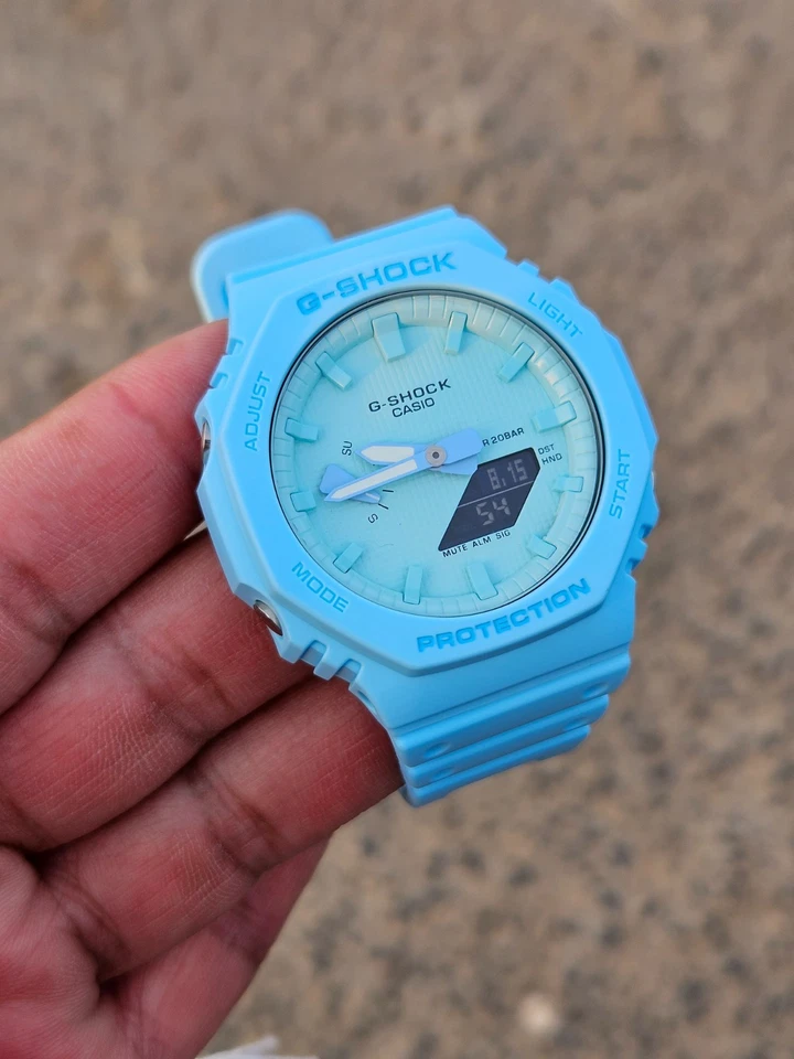 "Reloj G-Shock GA-2100 Modificado - Banda Goma Personalizada" Foto 2 de 4