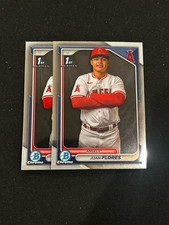 Juan Flores (2)  2024 Bowman Chrome 1st BCP-234 Angels