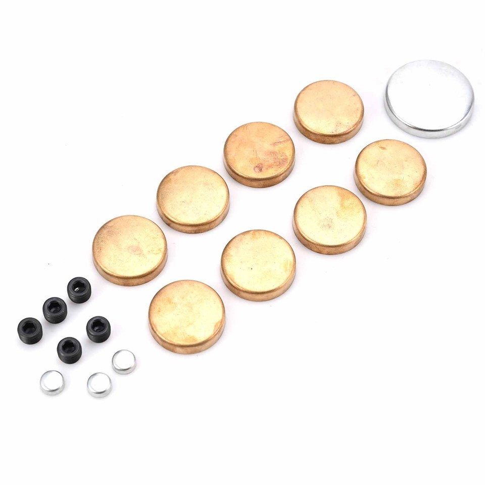 Brass Freeze Plug Kit For Chevy Small Block 350 327 305 283 267 307 – MPE-100BR