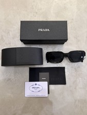 Prada PR17WS 1AB5S049 Women's Sunglasses 49 mm Black / Dark Grey Lens