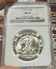 1937 S Walking Liberty Half Dollar NGC MS64