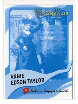 2025 Historic Autographs YesterYear 2 Annie Edson Taylor Design 2 BLUE #95 /50