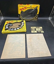 1954 Vintage Craft Master Numbered Oil Painting Set  NEW RARE 