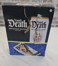 Liquid Death 6 Pool Float: Adult Novelty Water Inflatables Quench Your Thirst