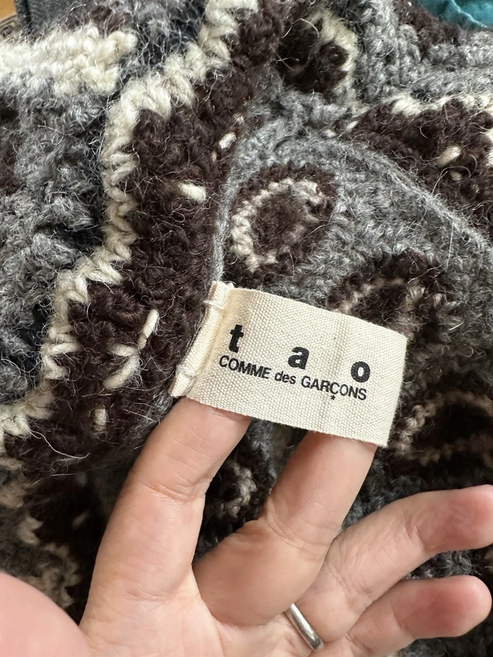 COMME des GARCONS Chaleco Tejido Lana Camisola Foto 4 de 4