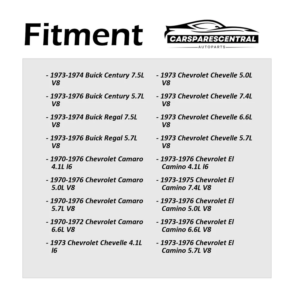 Conjunto de pinça de freio dianteira 2x para 1975-1976 Pontiac Ventura 5.7L - Imagem 2 de 4