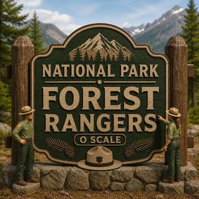 1:48 O SCALE FIGURES/PEOPLE US NATIONAL PARK FOREST RANGERS MANY TO CHOOSE FROM