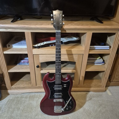 #ad Vintage Kent SG copy Late 60#x27;s or Early 70#x27;s MIK Electric Guitar $180.00