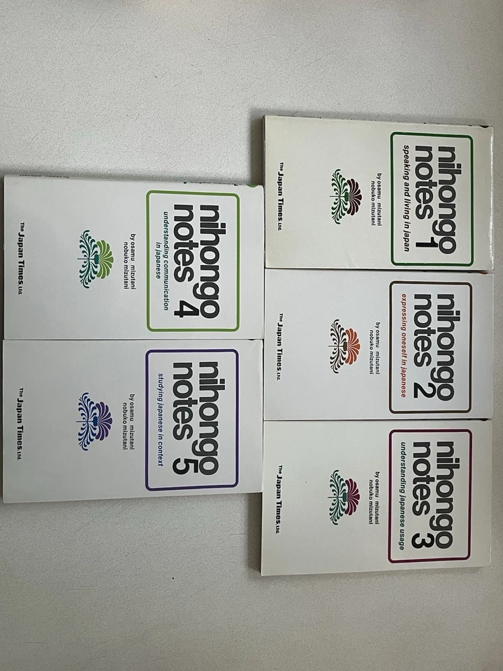 Nihongo Notes- Vol 1-5 -Speaking and Living in Japan Times Mizutani Grammar - Image 2 of 4