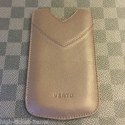 Genuine Vertu Constellation T Brown Leather Case Brand NEW Super rare item 