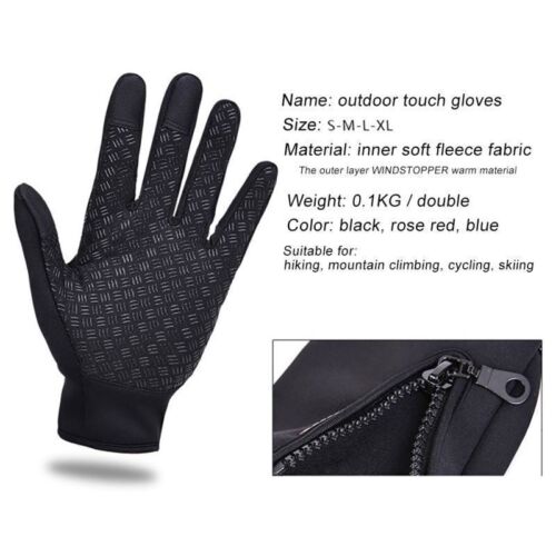 Winter Handschuhe Touchscreen Thermo Warme Windproof Wasserdicht Herren Damen DE - Bild 12 von 19