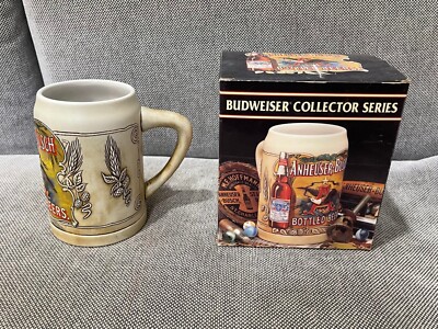 Anheuser Busch Beer Stein 1991 Bottled Beer Collector Series in Original Box