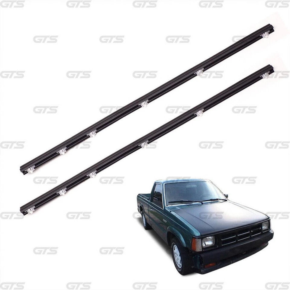 LH RH Front Outer Door Weatherstrip Rubber Seal For Mazda B2000 B2500 1985 - 95 Foto 2 de 4