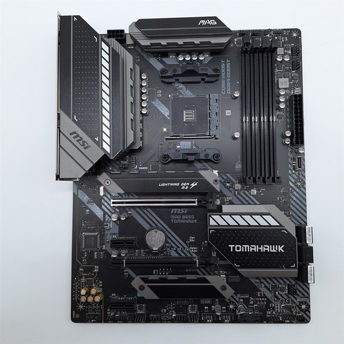 MSI MAG B550 TOMAHAWK Motherboard (AMD AM4, DDR4, PCIe 4.0, ATX) -NOT WORKING-