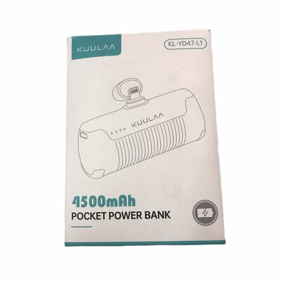 Kuulaa Pocket Power Bank 4500mAh Purple iPhone