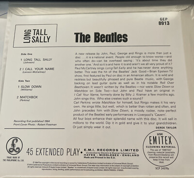 未開封 ビートルズ Long Tall Sally MONO RSD限定 EP THE BEATLES Long Tall Sally EP Mono Vinyl 45 RPM 7
