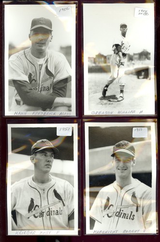 16 vintage George Brace 4x6 photos 1950-60's St. Louis Cardinals Name in Descrip - Picture 4 of 7