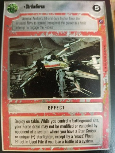 Star Wars CCG Death Star II BASIC SINGLES Select Choose Your Card SWCCG - Picture 109 of 121