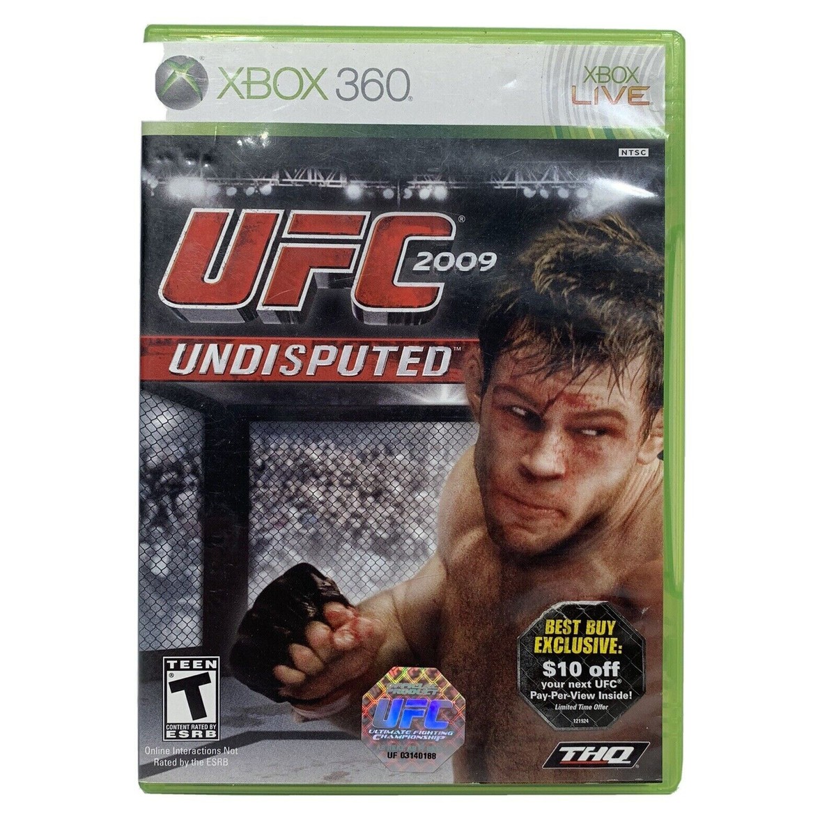 UFC 2009 Undisputed - Xbox 360 - Xbox 360 Video Game - Tested and