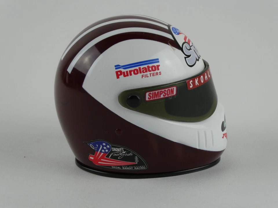 Mini Casco Don Prudhomme Firmado Simpson Serpiente 3" Edición Limitada Autografiado Foto 3 de 4