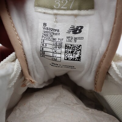 Size 8 Women's New Balance 327 Sneakers WS327PS Turtledove/Fatigue