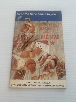 Vintage Red Star Prize Yeast Recipes Cooking Baking Booklet 48 Pages