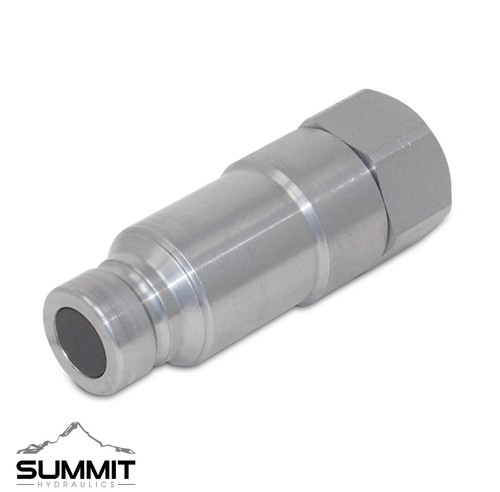 1/2″ NPT Flat Face Connect Under Pressure Hydraulic Quick Connect Male Coupler - Picture 4 of 5