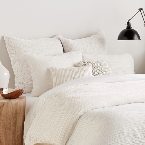 dkny city pleat euro sham