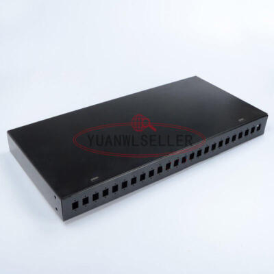 Fiber Optic Terminal Box 24 Core No Adapter Pigtail Fiber Optical Patch Panel #D