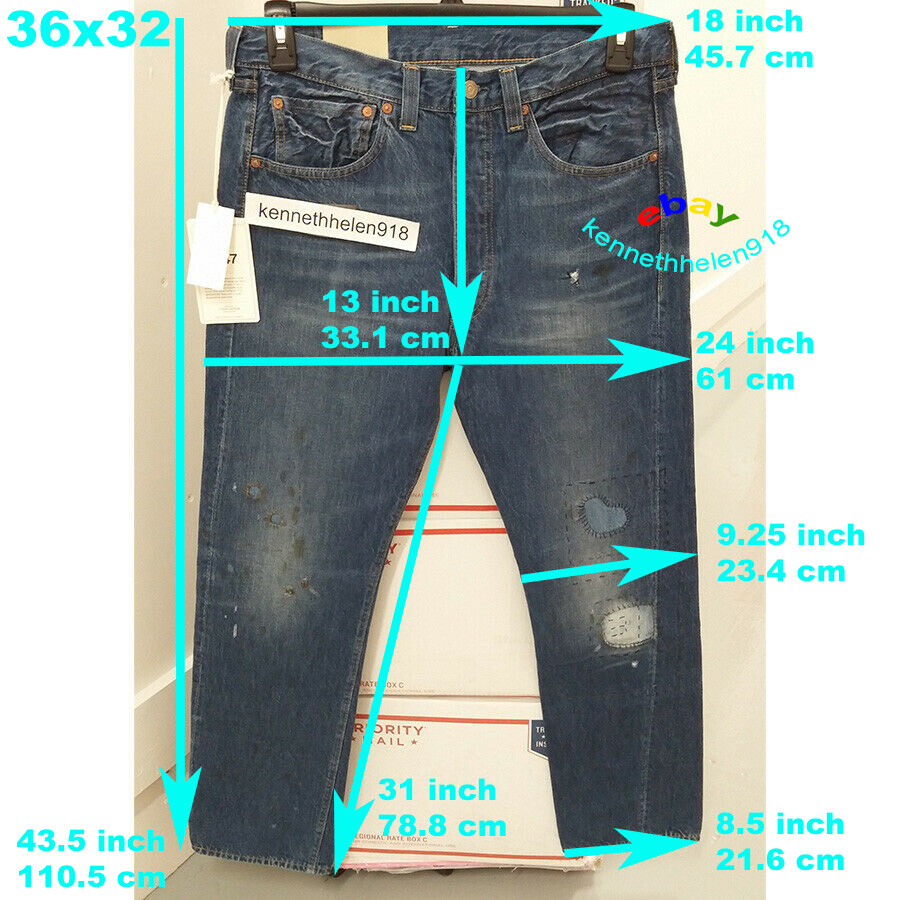 LEVIS VINTAGE CLOTHING 1947 501XX STRAIGHT LEG JEANS 475010178