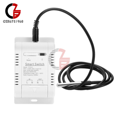 Tuya Smart WiFi Temperature Control Switch Energy Monitoring for Alexa 16A 3000W