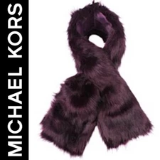 Michael Kors Faux Fur Pull Through Scarf