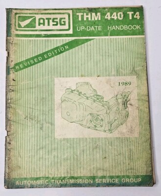 ATSG Transmission Up-Date Handbook Manual 1987-1988 THM 440 T4