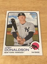 2022 Heritage High Number Base Short Print SP #708 Josh Donaldson Yankees