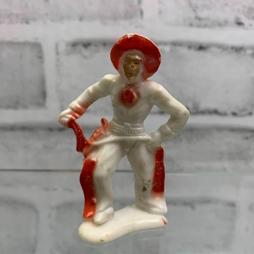 Vintage Beton Bergen Western Cowboy & Indian Figure 2.5" (5) Pack - Picture 6 of 10