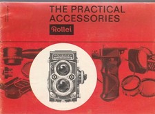 ROLLEIFLEX THE PRACTICAL ACCESSORIES MANUAL E 0363 1960'S 