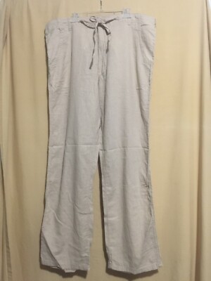 Livergy men linen casual pants size EU 54, 021M0T12