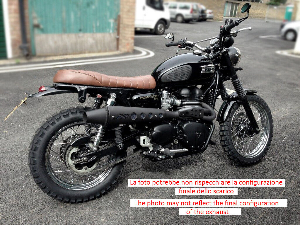 COMPLETE EXHAUST ZARD STEEL BLACK HIGH RACING TRIUMPH COMPLETE EXHAUST ZARD STEEL BLACK HIGH RACING TRIUMPH