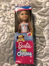 NEW Barbie Club Chelsea Beach Doll Mermaid Bathing Suit Blonde Hair