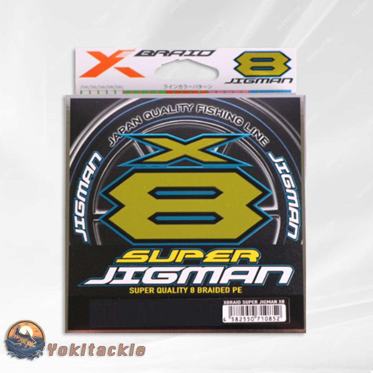 YGK JIG MAN X8 4号 50lb 600m YGK X-BRAID SUPER JIGMAN X8 PE Line 600M Select LB Shipping from