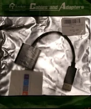 Rankie DisplayPort (DP) to VGA Adapter, Gold Plated Converter New Sealed