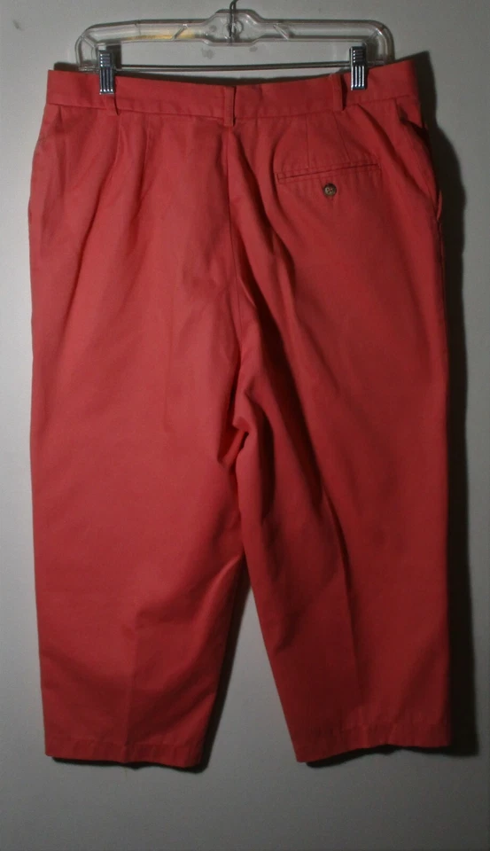 ORVIS Pink Salmon Cropped Pants Size 16 - Image 3 of 4
